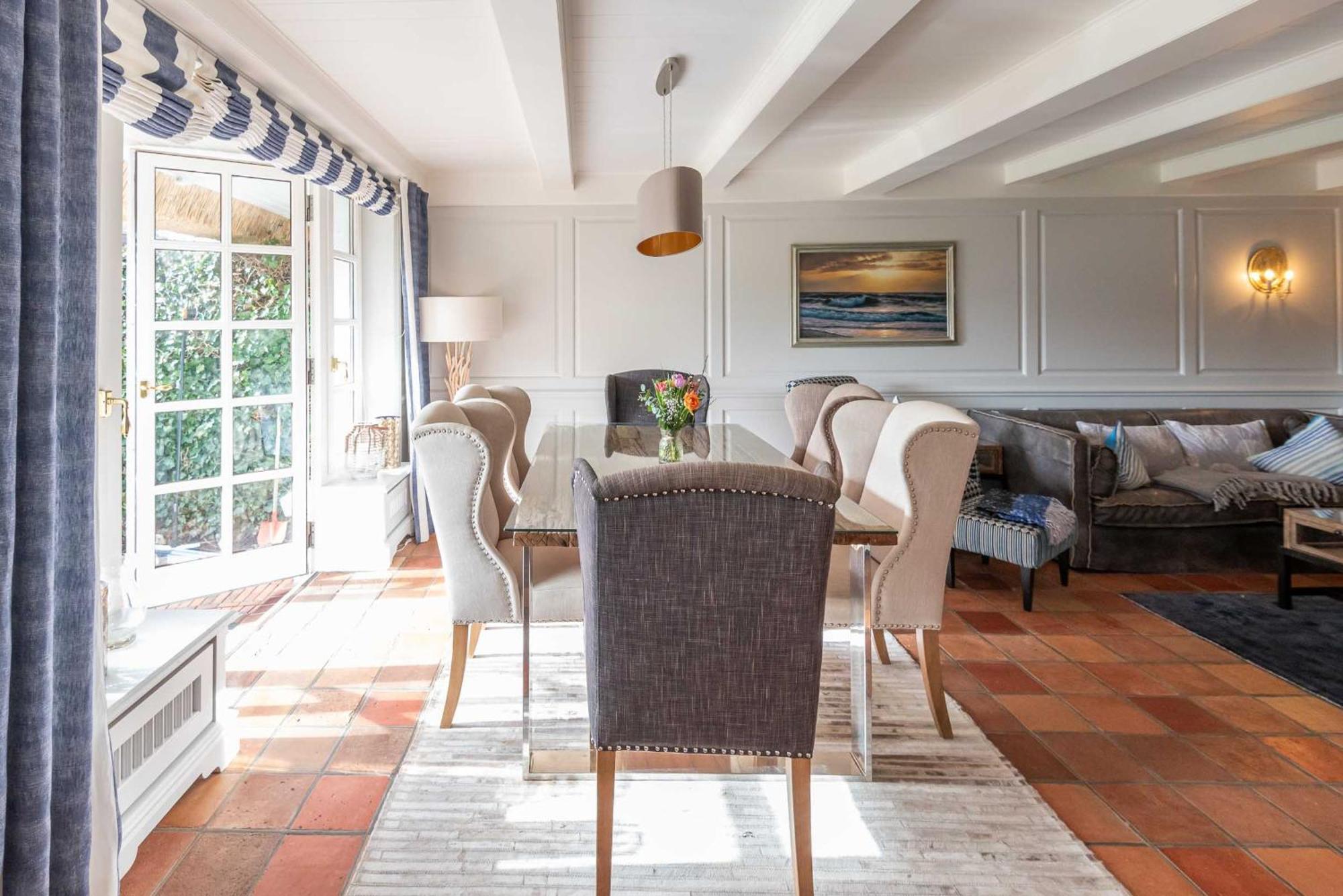 Rosenhaus Unter Reet Ferienhaus Kampen